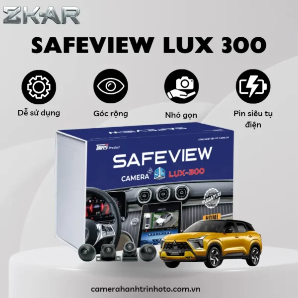 Camera 360 Safeview Lux 300 Cho Mitsubishi Xforce