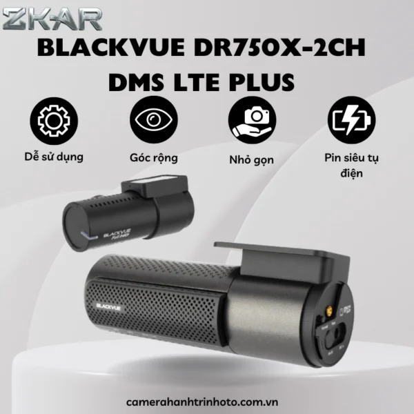 Camera Hành Trình Blackvue DR750X-2CH Dms Lte Plus