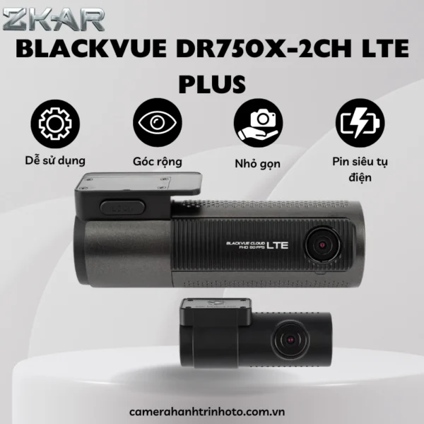 Camera Hành Trình Blackvue DR750X-2CH Lte Plus