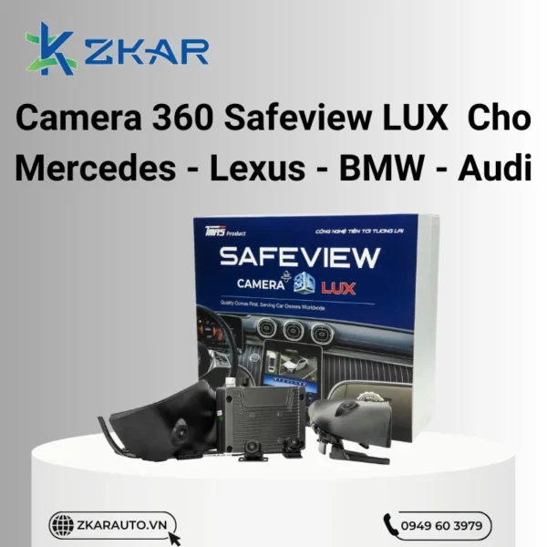 Camera 360 độ Safeview Lux cao cấp cho xe sang