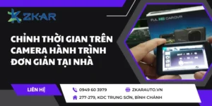 chỉnh thời gian camera hành trình