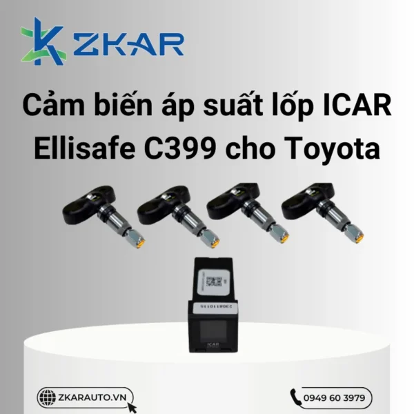 TPMS Ellisafe C399 chính hãng cho xe Toyota 2023