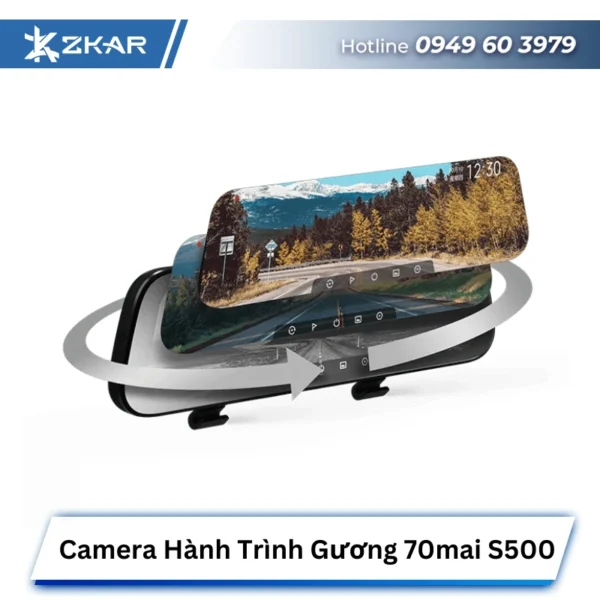 Camera Hành Trình Gương Ô Tô 70mai S500