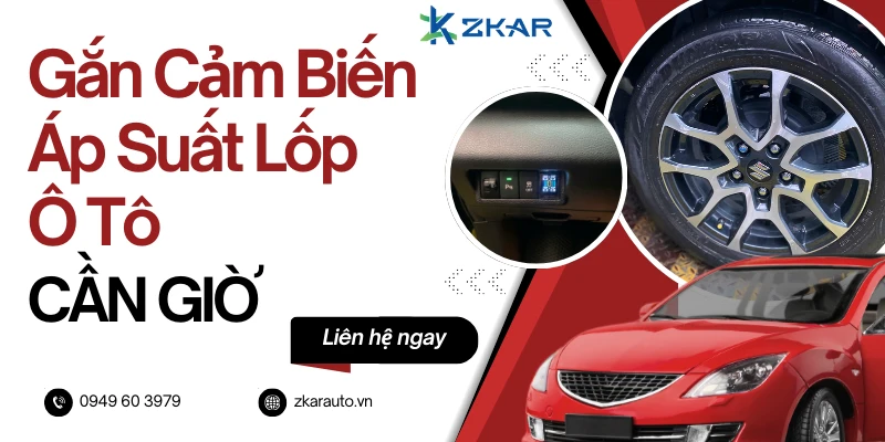 Gắn Cảm Biến Áp Suất Lốp Ô Tô Tại Cần Giờ TPHCM