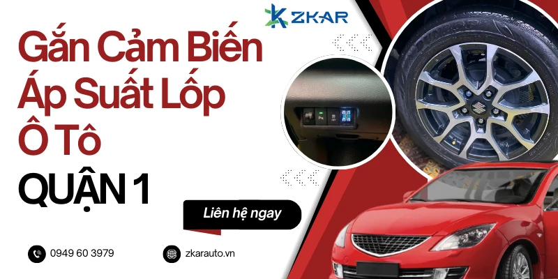 Gắn Cảm Biến Áp Suất Lốp Ô Tô Tại Quận 1 TPHCM