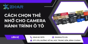 Thẻ nhớ phù hợp với camera hành trình ô tô