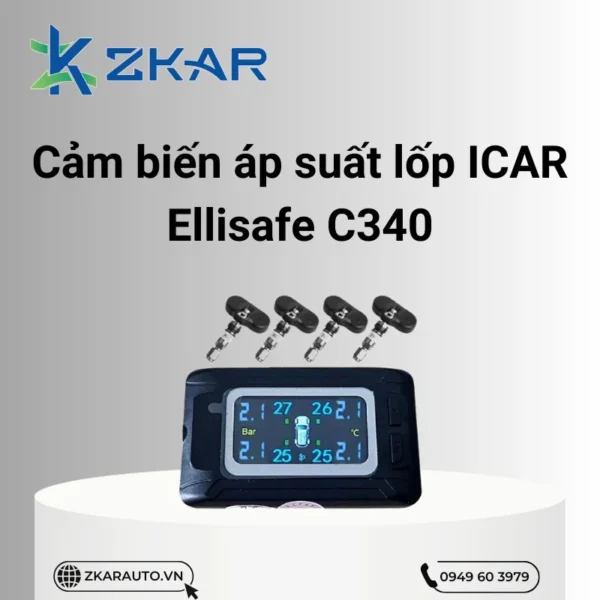 Thiết bị cảm biến lốp ICAR Ellisafe C340 chất lượng tốt,hiệu quả cao