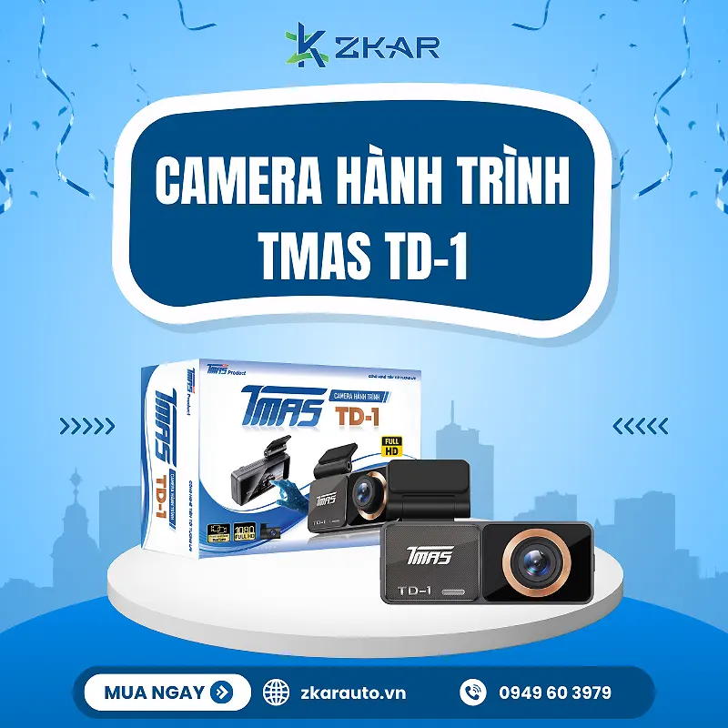 Gắn Camera hành trình TMAS TD-1 Tại TP.HCM
