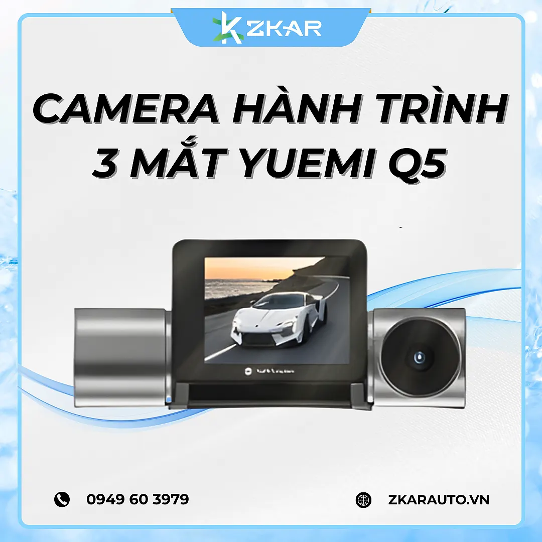 Camera Ghi Hình 3 mắt Yuemi Q5