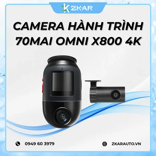 Camera hành trình 70mai omni x800 4k ô tô