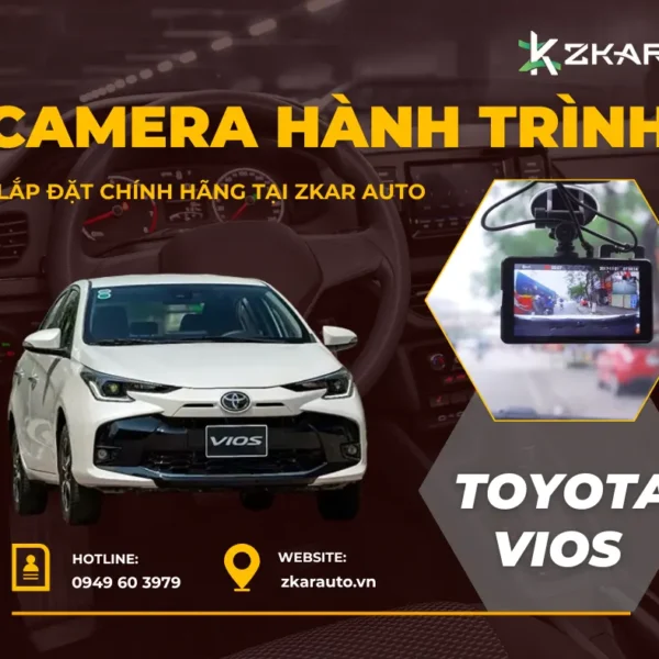 Lắp Camera Ghi Hình Xe Toyota Vios