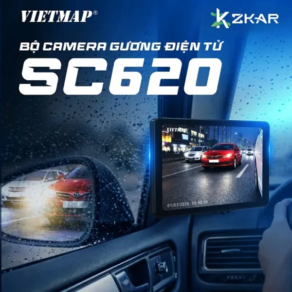 Bộ Camera Gương Điện Tử Vietmap SC620