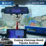 Xe Toyota Avanza Lắp Camera Gương Vietmap R440